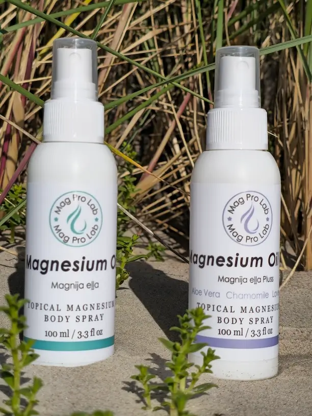 MagPro Lab Topical Magnesium Collection MagPro Lab topical magnesium oil collection including Magnesium Oil and Magnesium Oil Plus | MagPro Lab magnija eļļu kolekcija