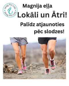 MagPro Lab Magnesium Oil spray Magnija eļļa darbojas lokāli un ātri un palīdz atjaunoties pēc fiziskas slodzes
